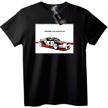 NOONEBRAND Тениска с Audi Quattro - XL, White