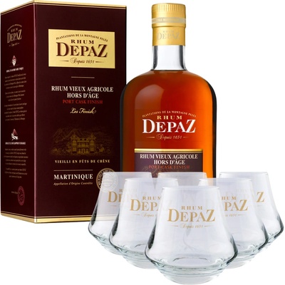 Depaz Port Cask Finish 45% 0,7 l (karton)