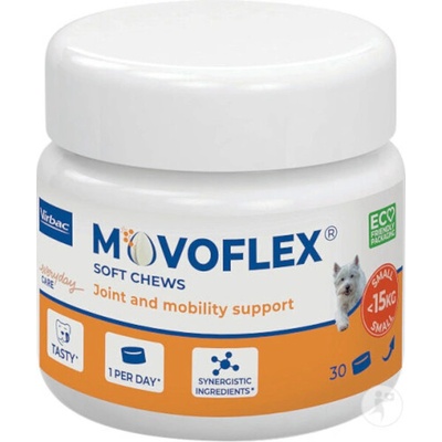 Movoflex Soft Chews Joint & Mobility Support S: pre malé psy do 15 kg 60 g