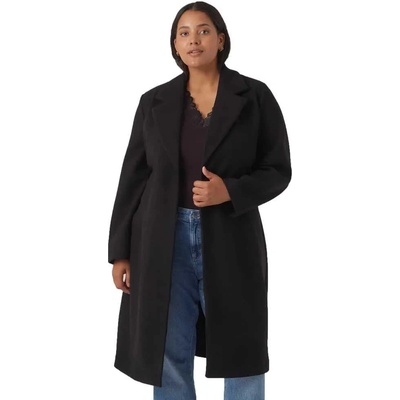 Vero moda curve Палто Vero moda curve Fortuneaya Long coat - Black (Black)