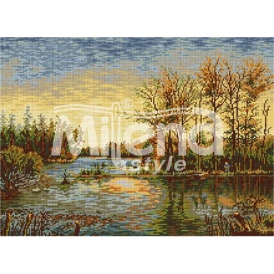 Milena Style Златно езеро - гоблен със схема