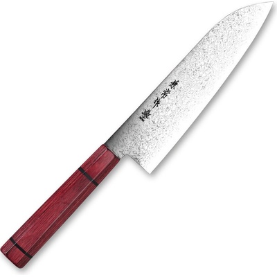 KANETSUNE nôž Santoku Damascus Minamo-Kaze series 18 cm