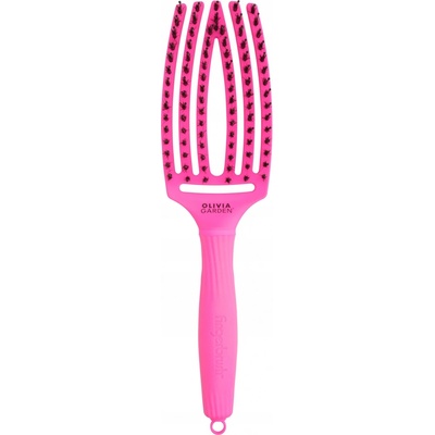 Kartáč Olivia Garden Fingerbrush Combo Medium ThinkPink Edition neonově fialový – Zbozi.Blesk.cz