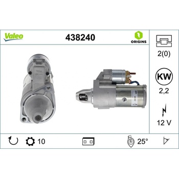 Štartér VALEO 438240