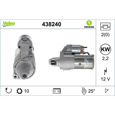 Štartér VALEO 438240 438240