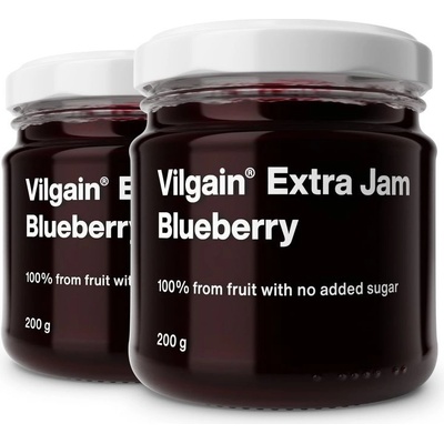 Vilgain Extra džem borůvka bez přidaného cukru 2 x 200 g