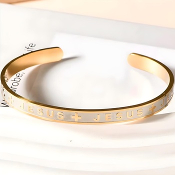 HARAHU Гривна Jesus - Златна KP38412 (38412)