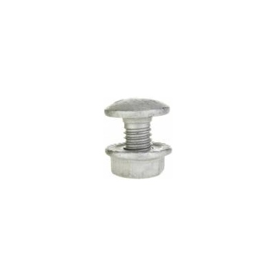 Baks Mushroom bolt + barbed collar cap (set) galvanized platted type SGKF M6X12 651441 /100pcs. /