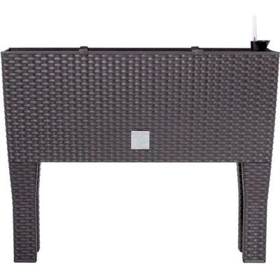 Prosperplast Truhlík RATAN CASE HIGH tmavohnedý, 80 cm