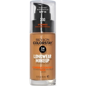 Revlon Colorstay Фон дьо тен, за мазна кожа, N330 Natural Tan, SPF15, 30 ml