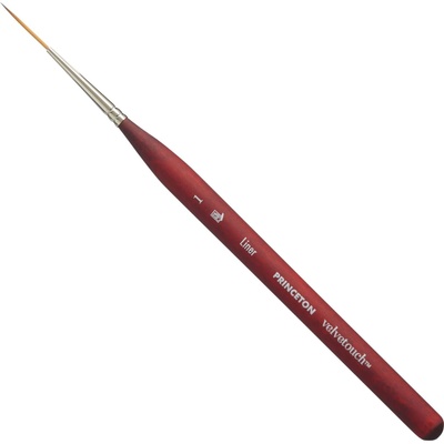 Princeton Artist Brush Velvetouch Multi-Technique Synthetic Liner Mini Кръгла четка 1 1 бр (P3950ML1)