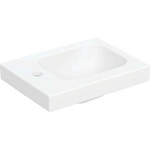 Geberit iCon - Умивалник 38x28 см, без преливник, отвор за смесител отляво, матово бяло 501.831. JT. 1 (501.831.JT.1)