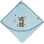 Sterntaler Детска плажна кърпа Sterntaler Kid's Kapuzenbadetuch Beach towel - Eisblau / Emmi - размер 100 x 100 cm (581-0394-0411)