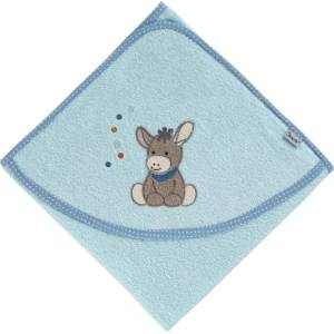 Sterntaler Детска плажна кърпа Sterntaler Kid's Kapuzenbadetuch Beach towel - Eisblau / Emmi - размер 100 x 100 cm (581-0394-0411)