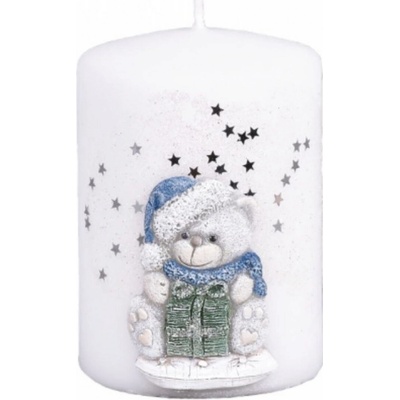 Ceramicus TEDDY SVÁTEČNÍ vánoční d7x10cm bílá