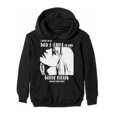 Billie Eilish Unisex Pullover Hoodie: Bad Things – Hledejceny.cz