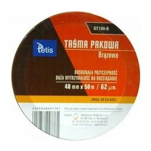 TETIS Brown packing tape 48mmx50m