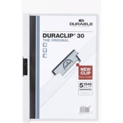 DURABLE Клипборд DURABLE Duraclip A/4 до 30 листа бял 220002 (220002)
