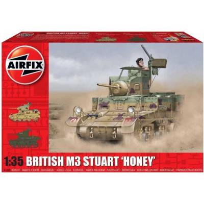 Airfix Plastikový model tanku A1358 British M3 Stuart Honey 1:35