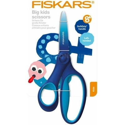 Fiskars Velké dětské nůžky 15 cm pro leváky, světle a tmavě modrá – Hledejceny.cz