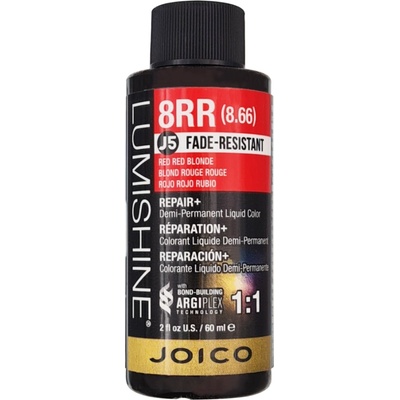 Joico Lumishine Demi-Permanent Liquid Color 60 ml деми-перманентна боя 8RR - Red Red Blonde