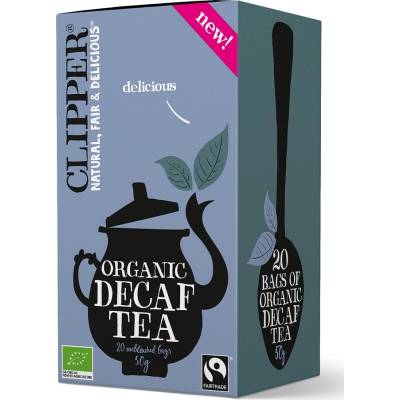 Clipper Čierny bezteínový čaj fair trade 20 vrecúšok 50 g