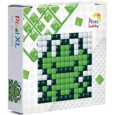 Pixelhobby Стартов креативен комплект с пиксели XL, Pixelhobby - Жаба (30206-Frog)