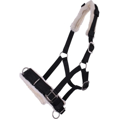 QHP Obnosek lonžovací s beránkem černý – Zboží Dáma