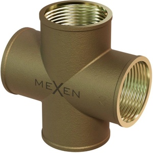 Mexen BRASS месингов четворник 1/2 GW x 1/2 GW x 1/2 GW x 1/2 GW - W97418-12121212 (W97418-12121212)