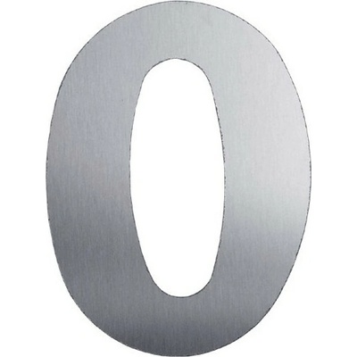 Domové číslo popisné 120mm nerez č.0 Nerez