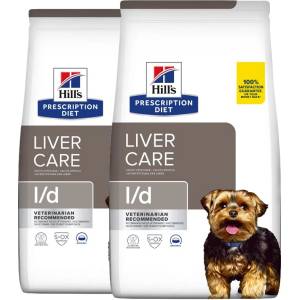 Hill's Hill s Prescription Diet l/d Грижа за черния дроб гранули за кучета 2 x 10 кг
