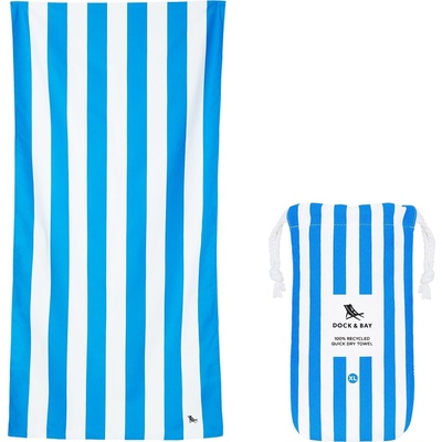 Dock & Bay Плажна кърпа бързосъхнеща 90 x 200 см, син (TOWLB-CAB-XL-BLUE-R)