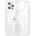 DVICED Magsafe iPhone 15 Pro Max clear case - White (DV511006)