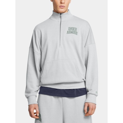 Under Armour UA Icon HWT Terry OS 1/2 Zip biela