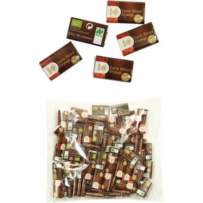 Gepa BIO a Fairtrade čokokousky 70% s pomerančovým olejem, 100 x 3 g
