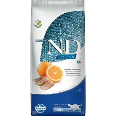 FARMINA N&D Ocean so sleďom a pomarančom 10 kg