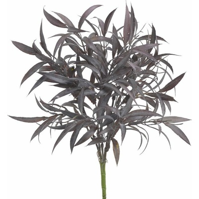 Dlouholistý ruscus trs 42 cm - šedohnědá tmavá