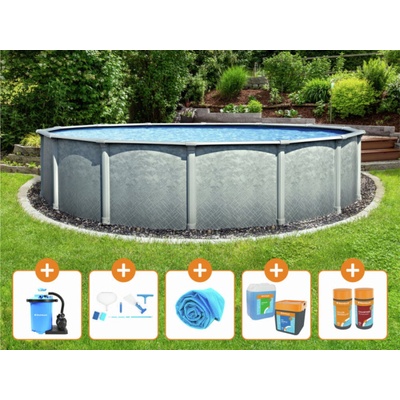 Steinbach Grande Pool Set Round Ø 549 x 135 cm - Пълен комплект Small - 1 компл (011767)