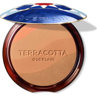Guerlain Terracotta Golden Dunes бронзираща озаряваща пудра лимитирано издание цвят Light Blue Dakhla 10 гр