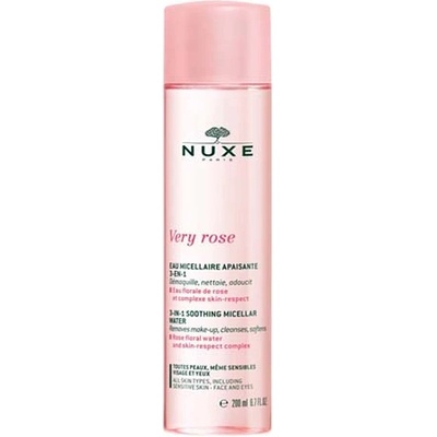 NUXE Very Rose 3In1 Soothing мицеларна вода за всички видове кожа за жени 200 мл