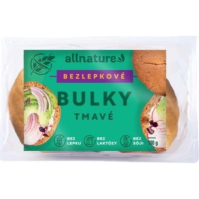 ALLNATURE Bezlepkové bulky tmavé 100 g