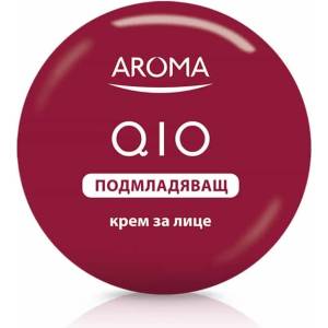Aroma Подмладяващ крем за лице с Q10, 75 ml