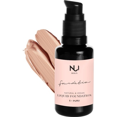 NUI Cosmetics Přírodní tekutý make-up s hedvábným finishem Puru 30 ml