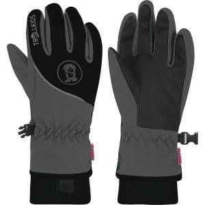 Trollkids Детски ръкавици Trollkids Kid's Trolltunga Glove - Anthracite / Black - размер 4 (202-3092-0511)