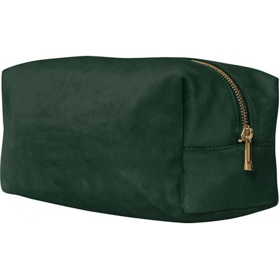 BagBase toaletní taška sametová M BG 716 dark emerald