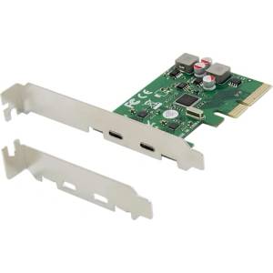 Conceptronic Разширителна карта Conceptronic - EMRICK08G (PCIe x4 към 2x USB-C 3.2 Gen2, самостоятелно захранване) (EMRICK08G)