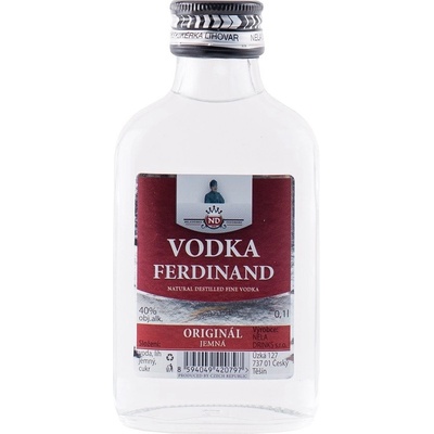 Vodka Ferdinand 40% 0,1 l (holá láhev)