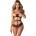 Obsessive Euridia Crotchless Teddy Black M/L