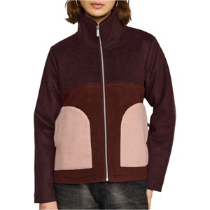 Selfhood Дамско ежедневно яке Selfhood Women's Block Jacket Casual jacket - Burgundy (103-3072-0212)