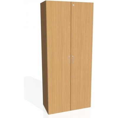 Hobis Šatníková skriňa Drive, zámok, 80x185x42 cm, buk/buk